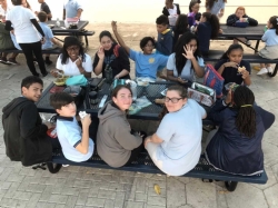 8th Grade at lunch!